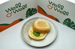 WOW - Eggs w Spinach Muffin Bread / بيض مع خبز مافن بالسبانخ