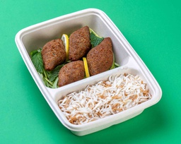 [NCFM012-1] Kebbeh with Rice (No Yoghurt) / كبة مع أرز (بدون زبادي)