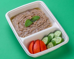 [NCFM013-1] Plain Foul w Arabic Bread / فول سادة مع خبز عربي