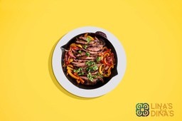 WOW - Sizzling Beef Fajita W Guacamole Sauce/فاهيتا لحم البقر الحار مع صلصة جواكامولي (Keto)