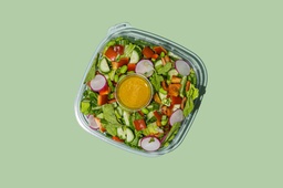 WOW - Fattoush w Soy Beans (Vegan) / فتوش مع فول الصويا (نباتي)