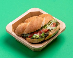 WOW - Bagel Zaatar with Vegetables / بيغل زعتر بالخضار  (Vegan)