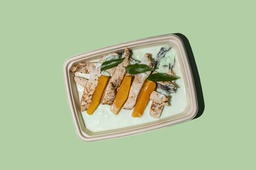 [NKM24005-1] Chicken Green Curry (KETO) / دجاج بالكاري الأخضر (كيتو)