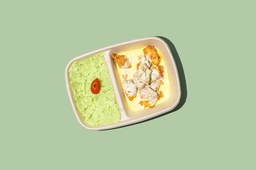 صدر دجاج مع صلصة الزبدة والليمون