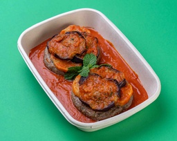 [NM24033-1] كفتة مع بطاطا و باذنجان