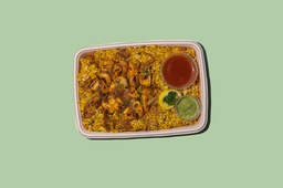 برياني دجاج (أرز بني)