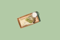 Falafel w Eggplant Wrap (GF) / فلافل مع الباذنجان