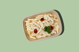 Garlic Cheese Alfredo Pasta (GF) / مكرونة ألفريدو بالجبنة والثوم