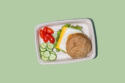 Sunny Side Up w Cheese (GF)/ صني سايد أب مع الجبن