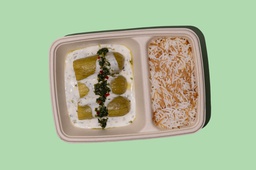 كوسا بلبن مع الأرز 