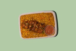 Fish Kabsa with Dakkous (GF + LF) /  كبسة السمك مع الدقّوس