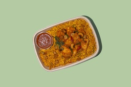Spicy Fish Kabsa (GF + LF) / كبسة سمك حارّة