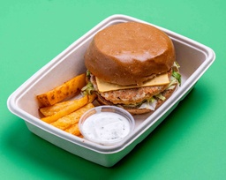 Chicken Caesar Burger (GF + LF) / برجر سيزر دجاج