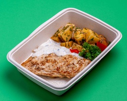 Grilled Chicken W Baked Potato (GF + LF) / دجاج مشوي مع بطاطا مشوية