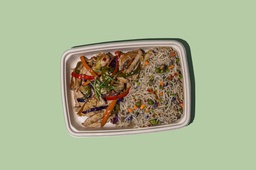 Stir Fry Rice w Chicken (6pack)/ أرز مقلي مع الدجاج